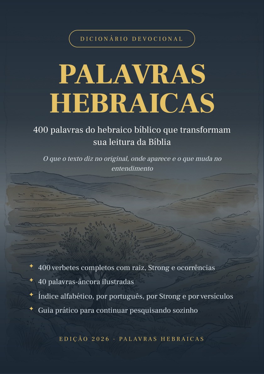 Capa do livro Palavras Hebraicas